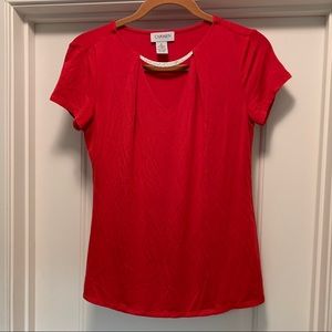 Carmen Red Holiday Top